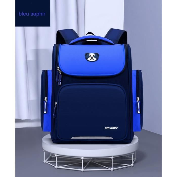 Cartable pour enfants avec bandes réfléchissantes nocturnes pour voyager en toute sécurité la nuit, adapté aux garçons et aux filles
