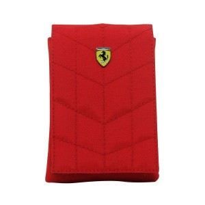 Etui universel Ferrari rouge à rabat