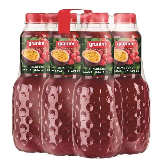 Granini Framboise Fruit de la passion Pomme jus de fruit 6 x 1l