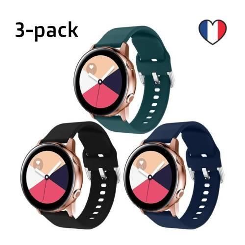 3-pack bracelet Samsung Galaxy Watch 40/42mm / Active 2 42/44mm Silicone iMoshion