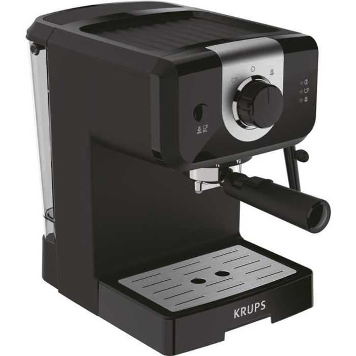Machine à expresso KRUPS YY3956FD Opio - Buse vapeur Cappuccinos - Noir