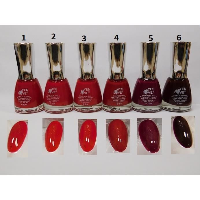 Vernis A Ongles Rouge Lucifer - RED2-2 - YES LOVE 15 ml - Beaute - 485