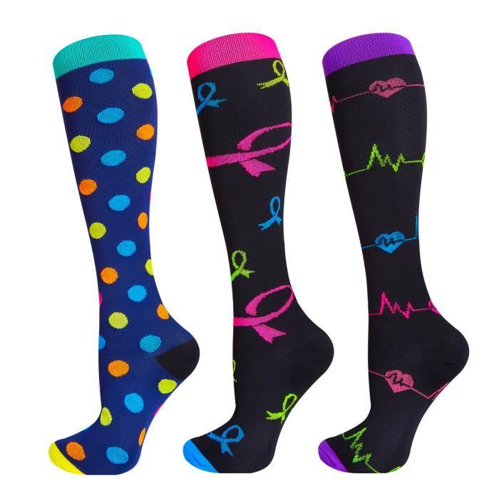 Chaussettes de Compression pour Hommes et Femmes - Bas de Contention