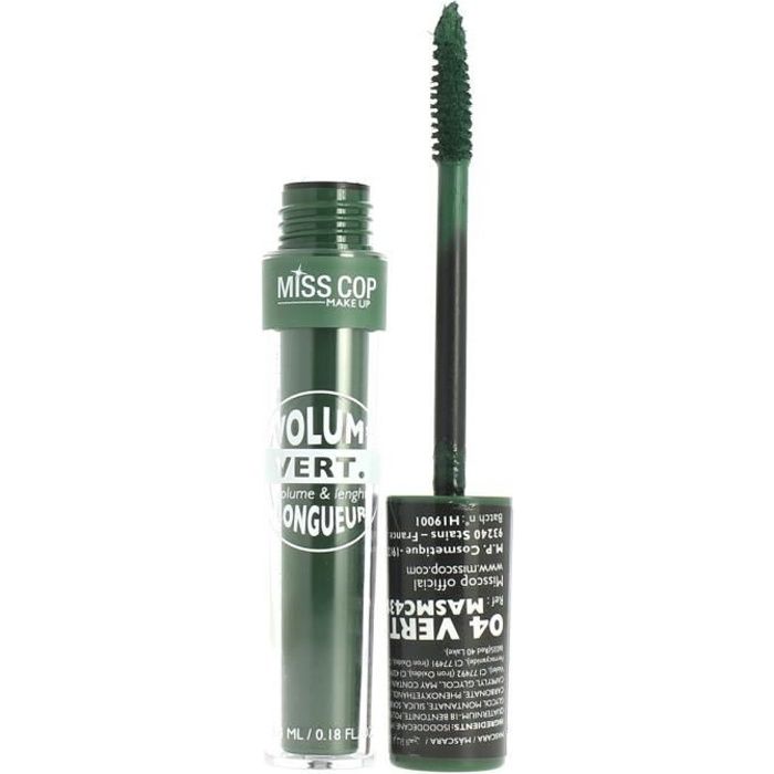 Mascara Volum Longeur Miss Cop 04 Vert