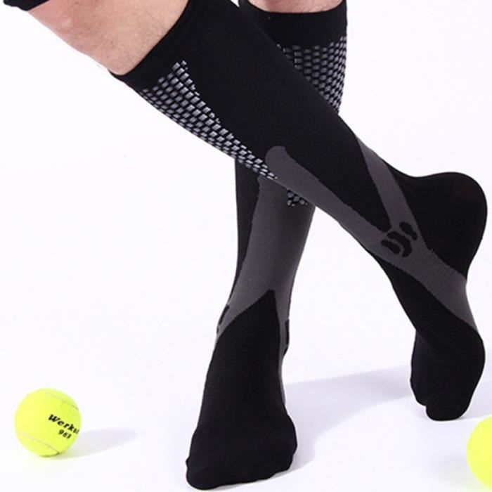 2 paires de chaussettes de de sport de football Running CHAUSSETTES DE RECUPERATION - CHAUSSETTES DE
