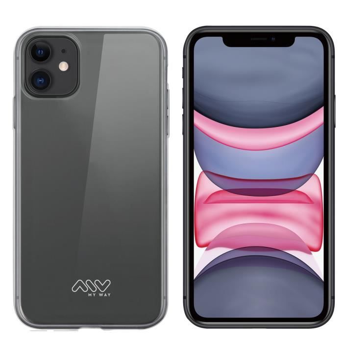 MYWAY Coque souple transparente pour Iphone 11