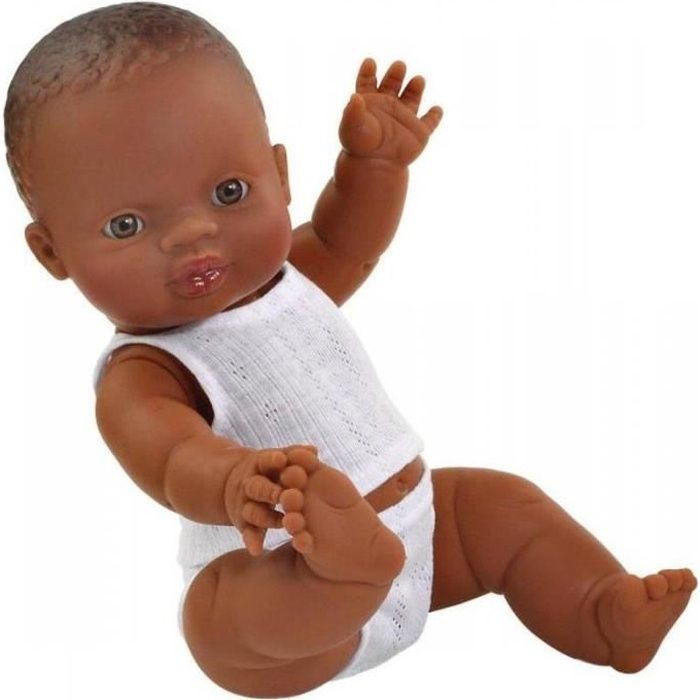 Poupon LOS GORDIS 34 cm - Bébé fille noire
