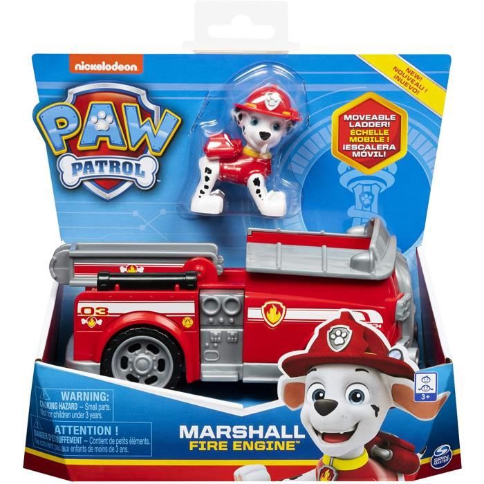 Paw Patrol - 6054135 - Jeu enfant - Véhicule + Figurine Marcus - La Pat' Patrouille
