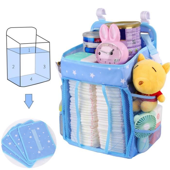 SURENHAP Sac de Rangement pour Couches pour Bébé à Suspendre Pliable -SDF54