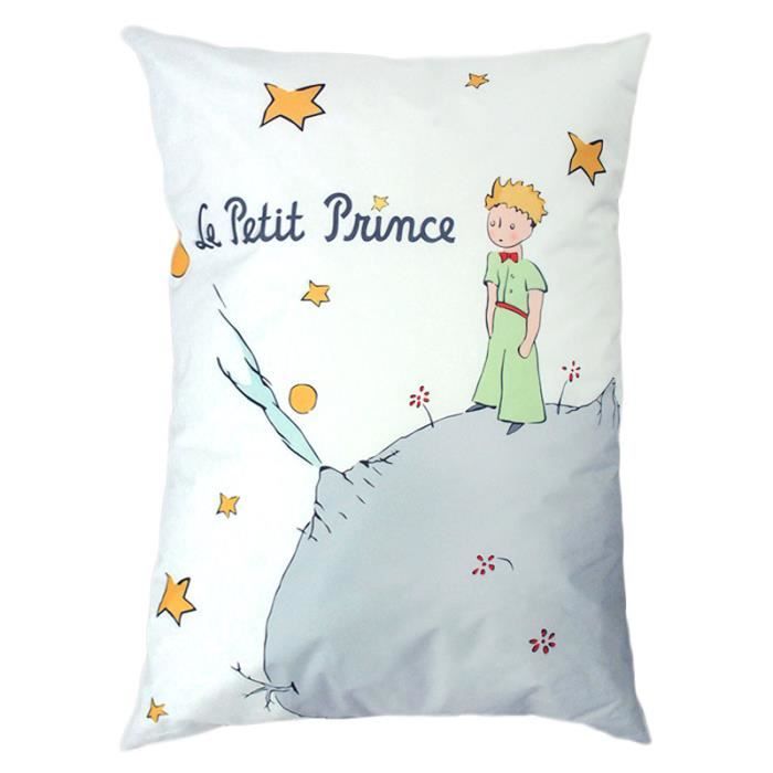 Coussin sol géant LE PETIT PRINCE XXL (100x70cm) Blanc/Lin