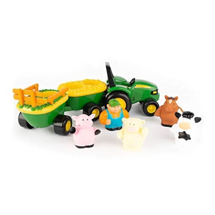 Poupon TOMY F6HNC John Deere Animal Sounds Hayride jouets préscolaires