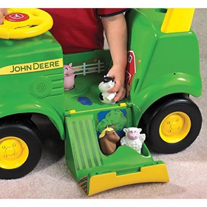 Voiture Electrique TOMY X0R63 John Deere Sit 'N Scoot Activity Tract