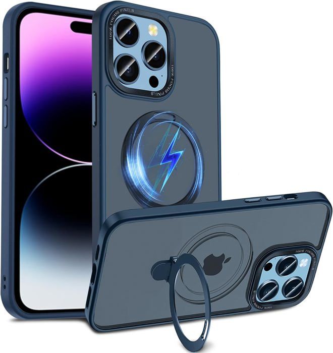 Ivoler Coque Magnétique IPhone 17 Compatible MagSafe - Protection Militaire Antichoc - Transparent