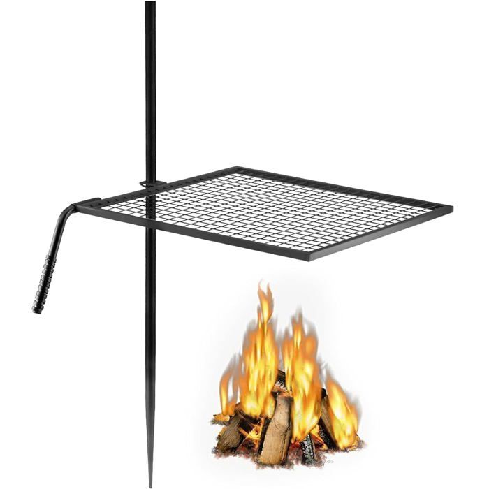 Grille De Feu De Camp Pliable, Poêle à Bois En Acier Inoxydable, Brûleur Léger Pour Jardin Terrasse Randonnee Pique Nique Voyage Fete210200270mm 83754869