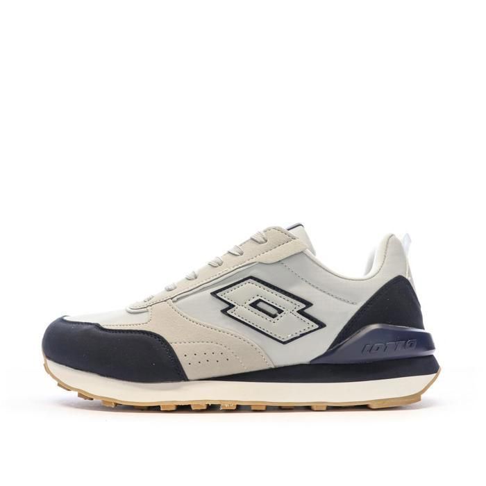 Lotto Baskets Grises/Marine Homme Lotto Twenty 5