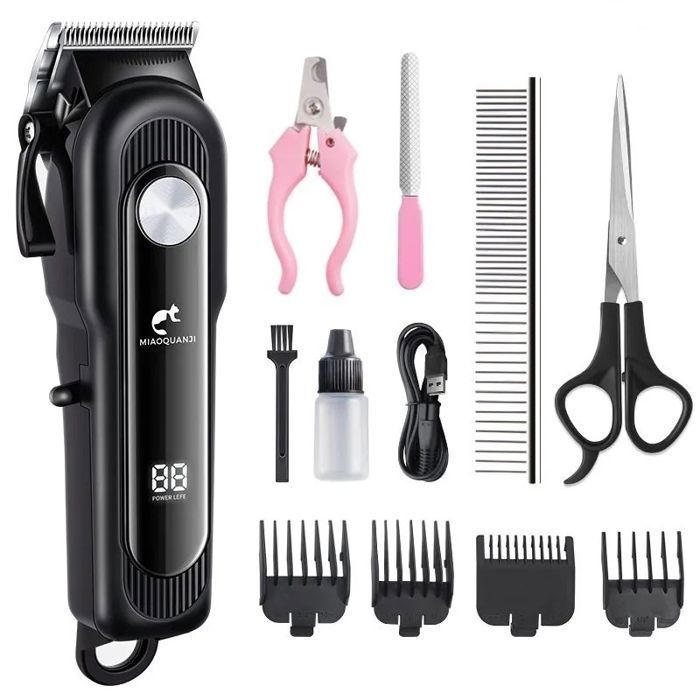 Comparer les prix de Rasoir électrique pour grands chiens toilettage pour animaux de compagniee ，Faible bruit，moteur de grande puissance-Noir