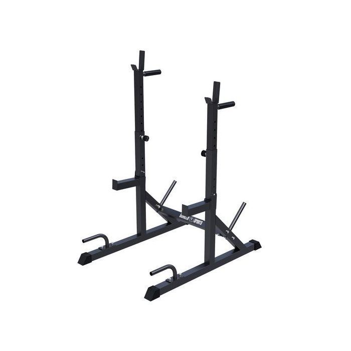 Gorilla Sports Support Pour Disques Haltères - 6 Barres Charge Max 200kg - Rangement Musculation Maison