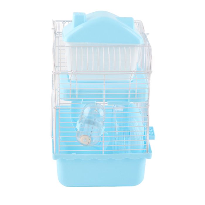 Meilleurs prix pour Qiilu Cage du hamster Cage de hamster à 2 niveaux Grand espace Châssis High Design Hamster Habitat animalerie cage Couleur de Bleu