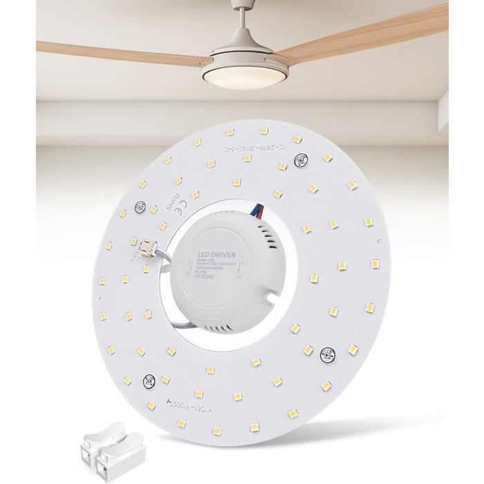 TRAHOO-16W Module LED Ronde de Rechange Avec Aimant Blanc Neutre 4000K ...