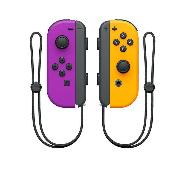 Manette Switch Bluetooth 8-10m vibration gyroscope avec dragonnes purple MANETTE JEUX VIDEO