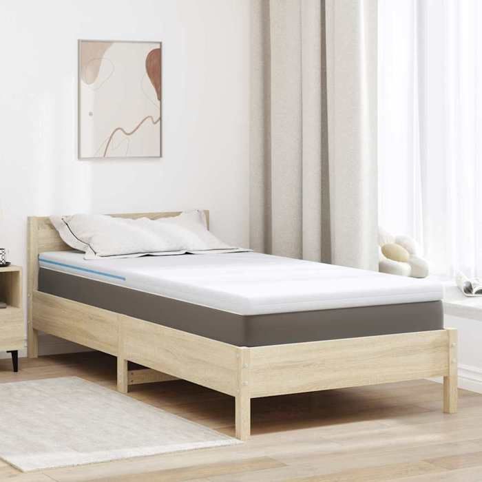 Coussins de Matelas Blanc 100 x 200 cm Mousse-Mothinessto9621