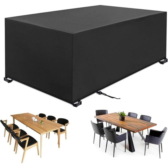 Housse de protection pour salon de jardin imperméable anti-UV 420D Oxford ODIPIE