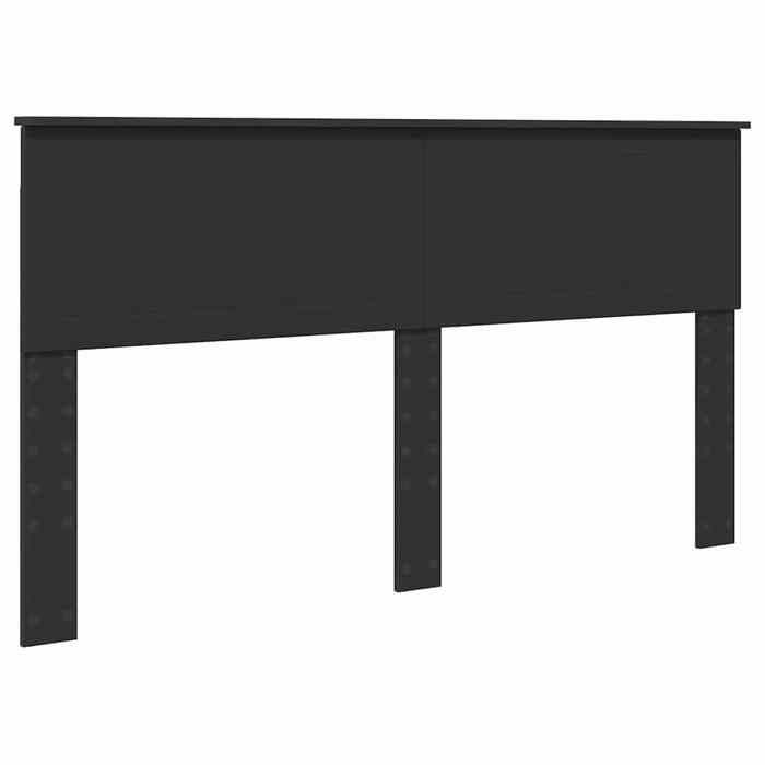 Tête de lit en chêne noir - vidaxl - 160 cm - Bois dingénierie - Facile à nettoyer - Durable - Usage intérieur