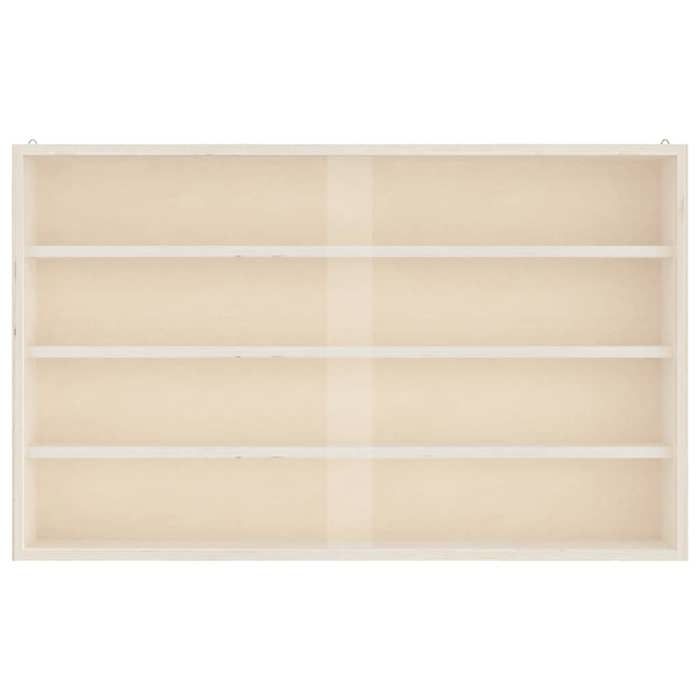 Remise 2026®Armoire Flottante pour chambre Cuisine Brun - Vitrine de collection en bois avec portes 60x8 5x37cm 822 6425000
