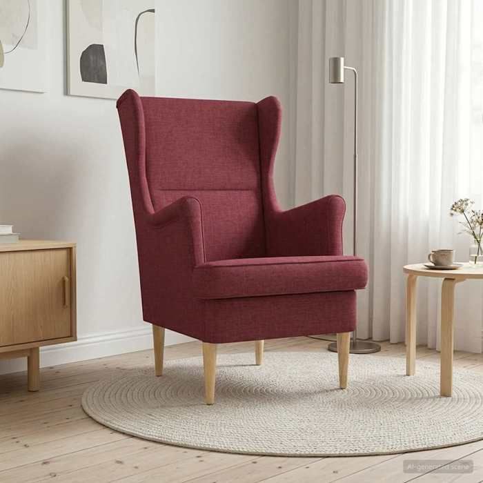 vidaXL fauteuil Bordeaux tissu 42029858 vidaXL fauteuil Bordeaux tissu 42029858