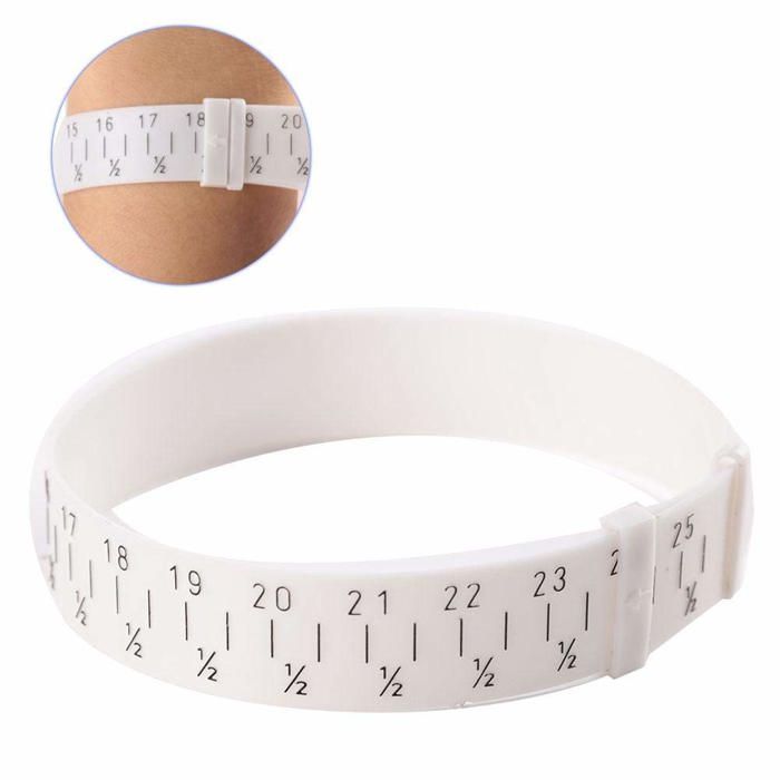 Jauge Poignet Plastique - Bracelet Sizer 15-25 cm pour Mesure Bijoux Cuneary