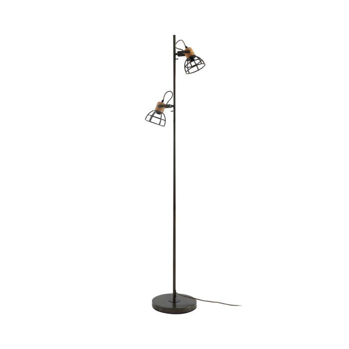 Lampadaire salon - Lindby - lampe sur pied - - noir bois Lampadaire salon - Lindby - lampe sur pied - - noir bois