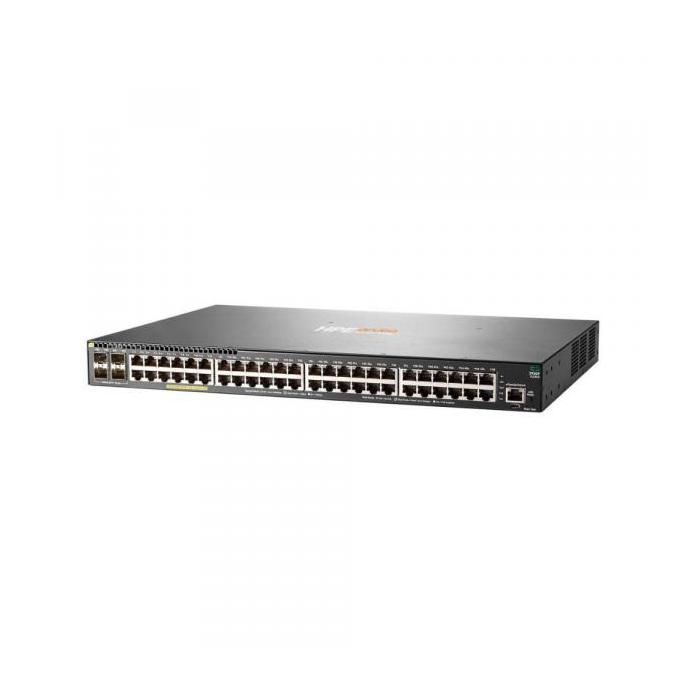 HPE Aruba 2930F 48G PoE+ 4SFP+ - commutateur - 48 ports - Gere - Montable sur rack - vue 1