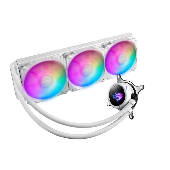 Asus ROG Strix LC II 360 ARGB White Edition Processeur Refroidisseur de liquide tout-en-un 12 cm Blanc - vue 2