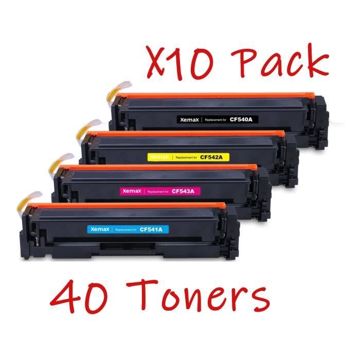 Conjunto de 4 Toners Compatíveis HP 203A/ 203X