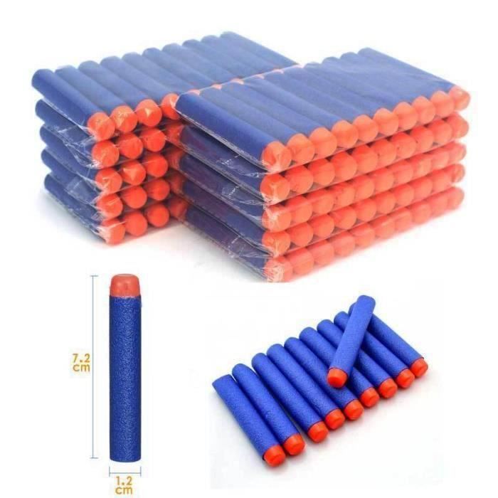 100 pièces recharge fléchettes pour Nerf n-strike Elite module brillent dans l'obscurité balles-blanc pour pistolet Nerf