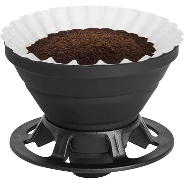 Filtre à Café Réutilisable Sunicon En Inox – 6 Tasses, Maille Fine 800, Pour Cafetière à Cône