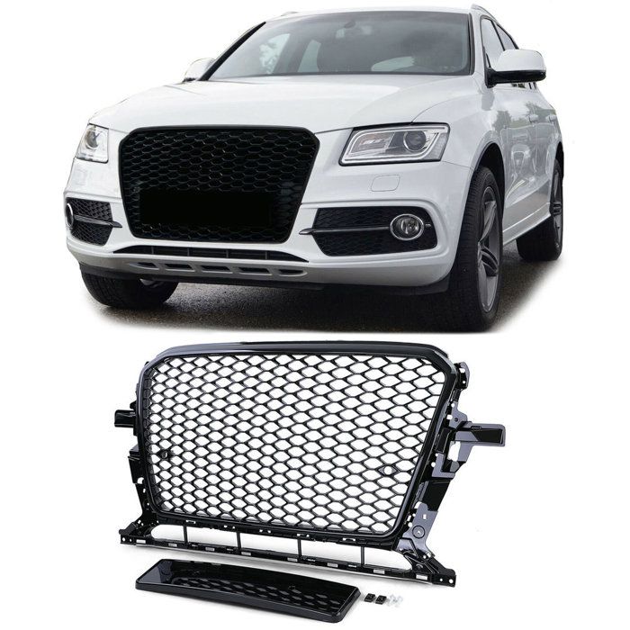 CALANDRE LOOK RSQ5 POUR AUDI Q5 PHASE 2 DE 09/2012 A 04/2016