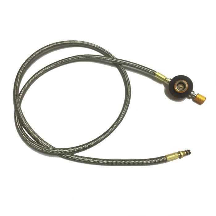 Tube D'extension En Acier Inoxydable Pour Réchaud De Camping - Longueur 50 Cm, Connexion Gaz