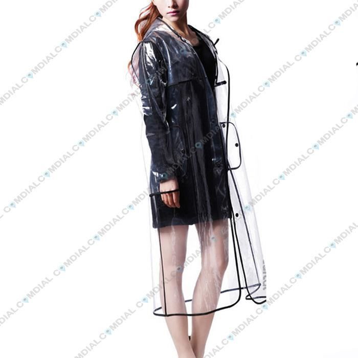 trench transparent femme