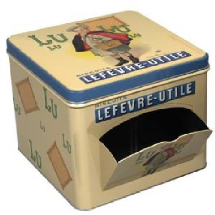 Boite Metal Distributeur A Gateaux Biscuits Lefevre Utile Cdiscount Maison