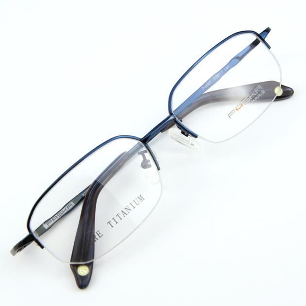 Powerful hostility tough Monture lunettes de vue Titanium demi cerclée Bleu - Achat / Vente lunettes  de vue Homme - Black Friday Cdiscount