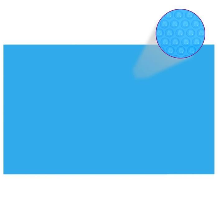 Bâche De Protection Pour Piscine Rectangulaire VidaXL - Dimensions 400x207 Cm - En PE - Neuf