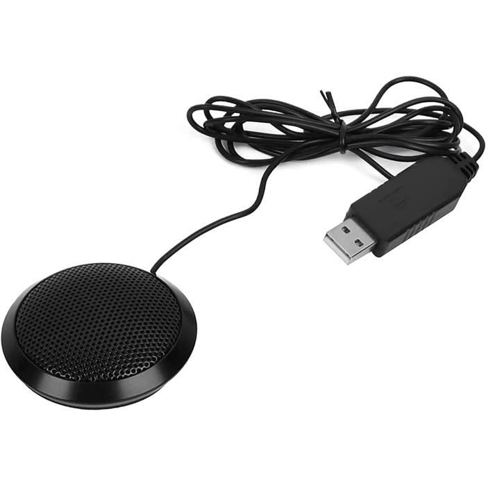 Microphone USB De Conférence WEDAWIN – Omnidirectionnel à 360°, Captation 3-5 M, Pour PC, Mac, Téléphone (avec Adaptateur) - 3