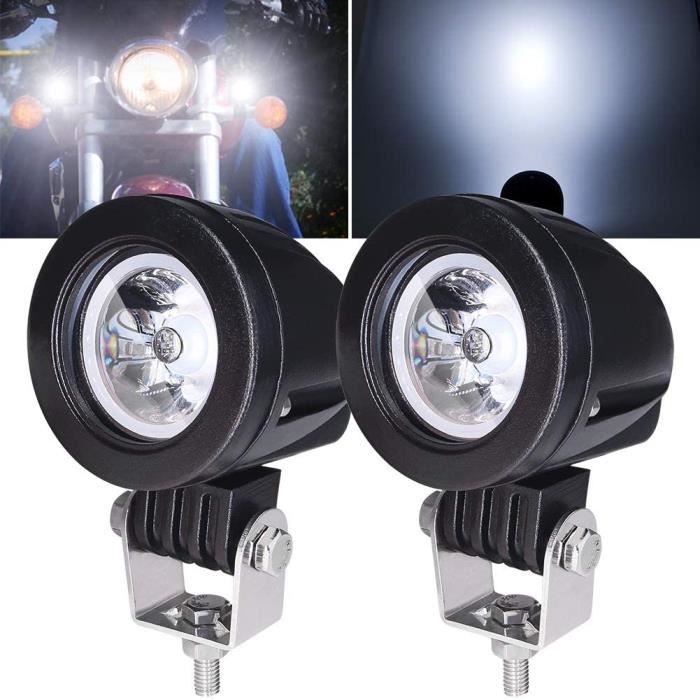 LED Moto Projecteur Lampe LED Lumière Feu Phare Antibrouillard Pour Moto  Universel - Cdiscount Auto