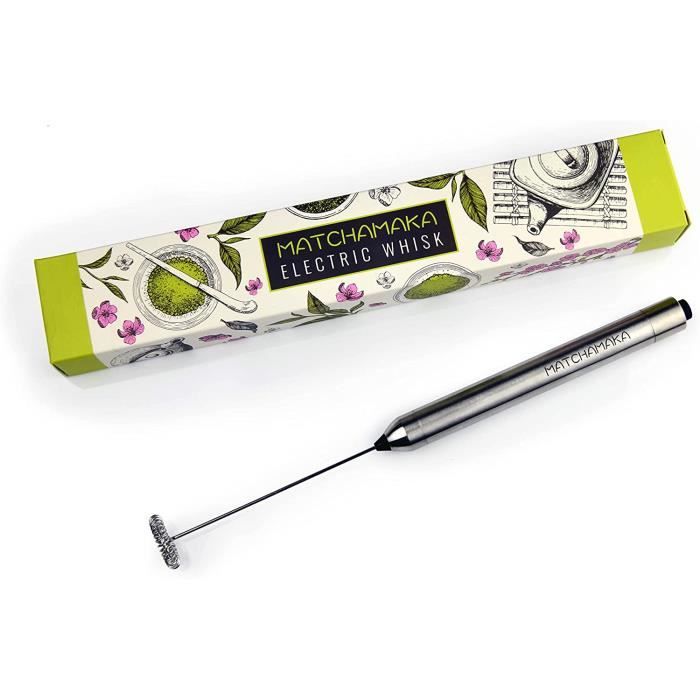 Elementi Double fouet à lait portatif – Fouet à matcha et mélangeur de boisson – Baguette de mousseur Elementi Double fouet à lait portatif – Fouet à matcha et mélangeur de boisson – Baguette de mousseur