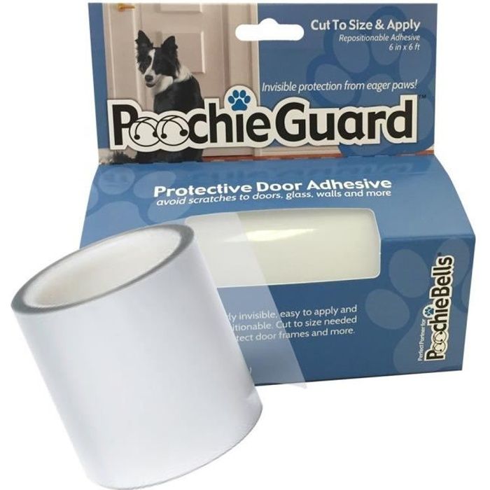 PoochieBells Film Transparent Protecteur Léger Invisible pour Protéger