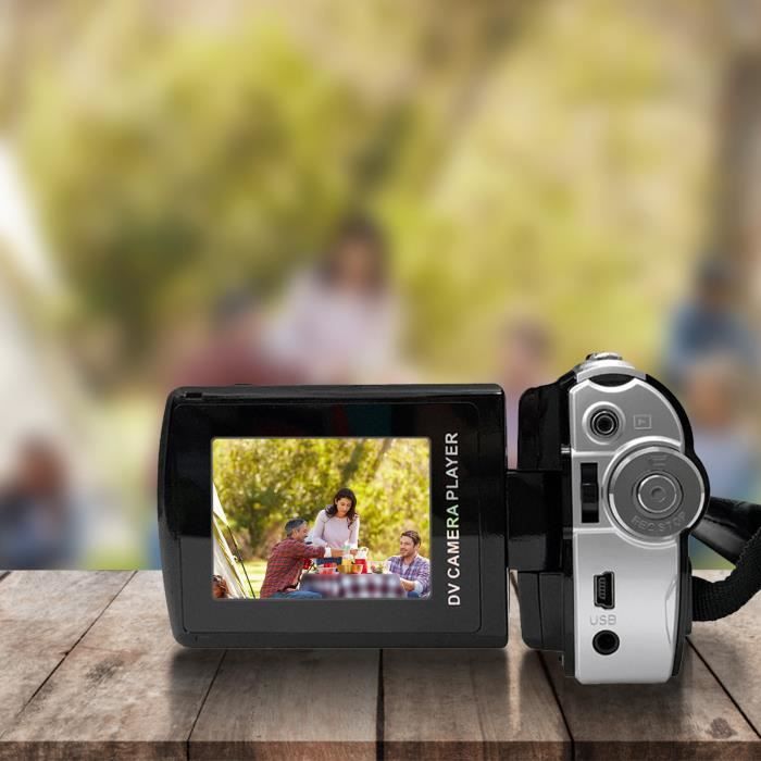 Appareil Photo Numérique Compact - Écran TFT Rotatif 2,7 Pouces - 16 MP - Vidéo 1080P - Zoom Numérique 16x - Lumière LED - Cadeau Pour Enfants, Débutants - 6