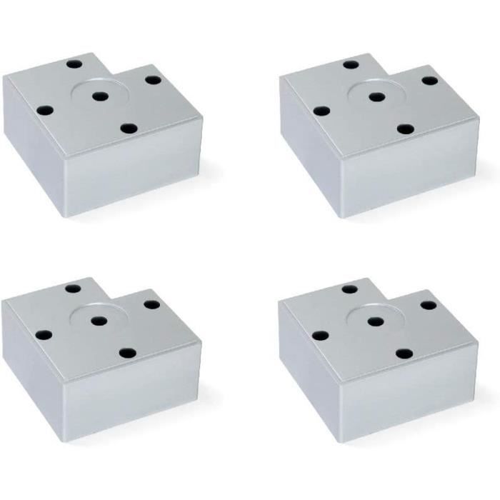 Lot De 4 Pieds Antidérapants Pour Rameur Pas à Pas – Pour Tubes De 38 Mm, Noir Ou Blanc