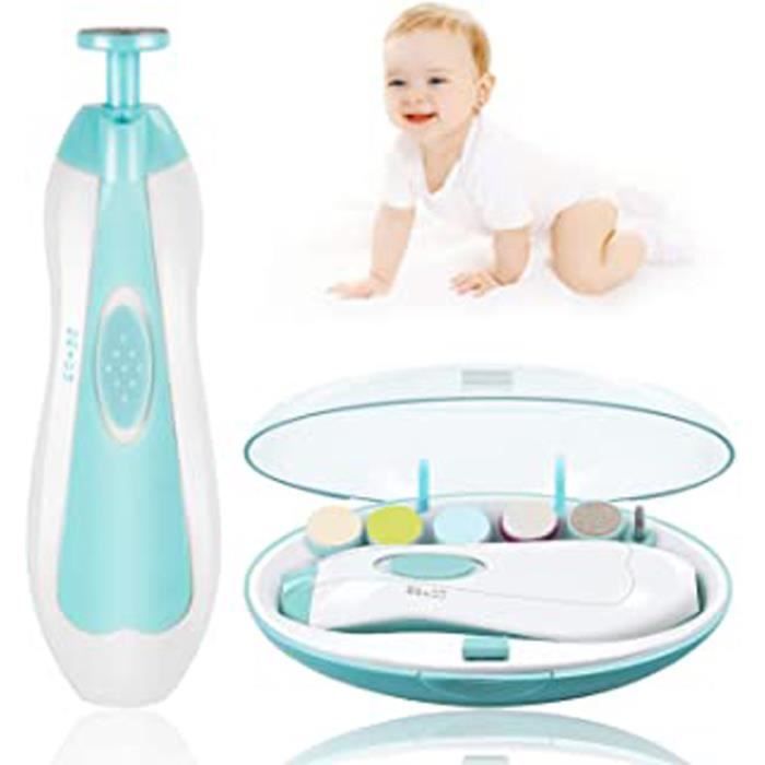 Lime A Ongles Et Orteils Electrique Pour Bebe Soin Des Ongles Ensemble Electrique De Manucure Pedicure A Avec Led Light Safety Cdiscount Maison