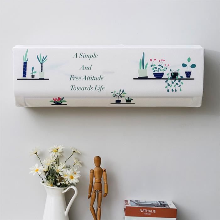 Housse De Protection Pour Climatiseur Mural Intérieur – Taille S (86x31 Cm) Et L (95x31 Cm) – PEVA étanche